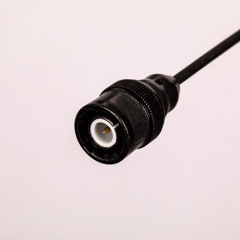 black antenna with bnc connector