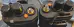 Thumbnail of retevis ailunce ha1g top view two radios side by side with different sma m connector thread lengths showing sma f connector without antenna black textured body two control knobs