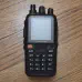 Thumbnail of wouxun kg uv8t front view with black bnc adapter attached black textured body two control knobs led flashlight lcd display numeric keypad function keys